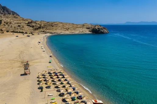 Παραλία Παχιά Άμμος στη Σαμοθράκη