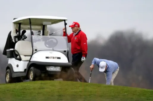 trump golf