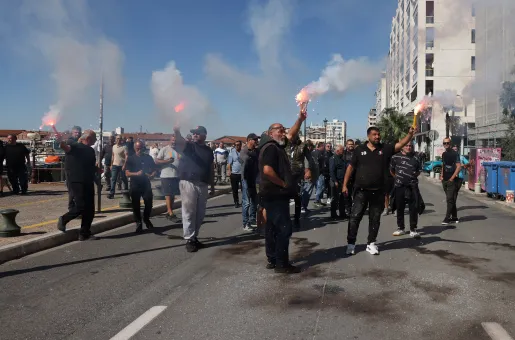 Αλιείς κινητοποίηση στη Θεσσαλονίκη