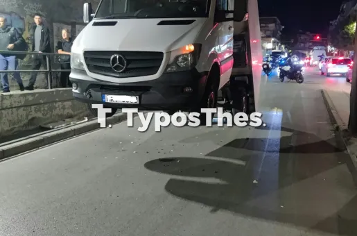 Φορτηγό έμεινε στη Θεσσαλονίκη