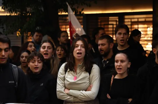 Διαμαρτυρία φοιτητών με σκηνές στο Σύνταγμα