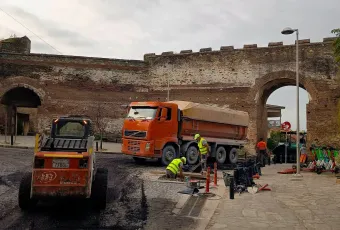 ασφαλτόστρωση Άνω Πόλη