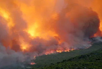 Μεγάλη φωτιά στο Πόρτο Γερμενό