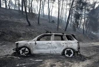 Φωτιά στη Σίβηρη Χαλκιδικής