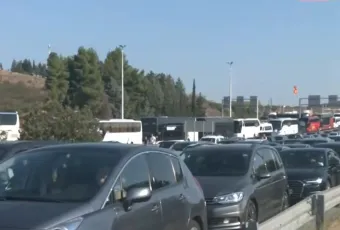 Ουρές στο τελωνείο Ευζώνων
