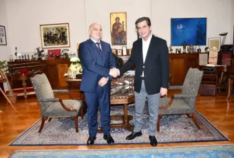 Συνάντηση Εργασίας του ΥΜΑΘ με τον πρόεδρο της ΔΕΘ Helexpo