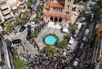 Κηδεία Μαζωνάκη