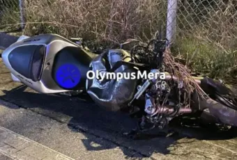 θανατηφόρο τροχαίο με μηχανές στην Κατερίνη