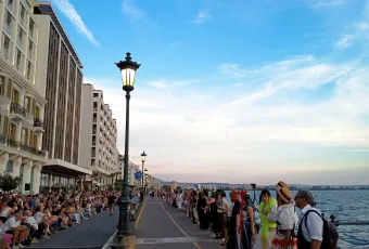 πασαρέλα παραλία Θεσσαλονίκη