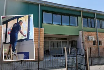 σχολείο Συκιές βανδαλισμός