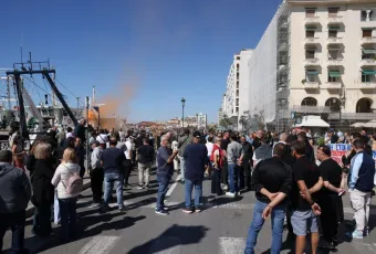 αλιείς λιμάνι Θεσσαλονίκης