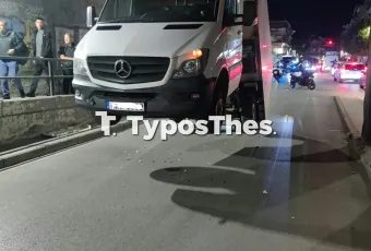 Φορτηγό έμεινε στη Θεσσαλονίκη
