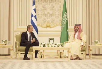 mitsotakis - bin salman