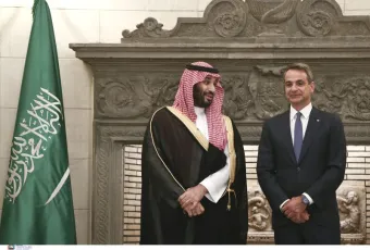 mitsotakis - mohamed bin salman
