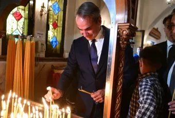 Μητσοτάκης στον Άγιο Δημήτριο Αττικής