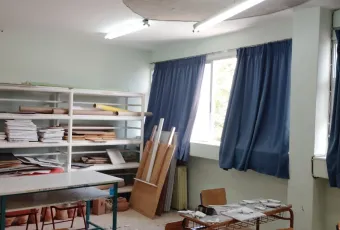 Πτώση σοβάδων σε σχολείο στα Βασιλικά